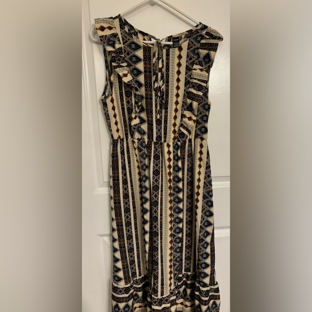 Geometric Patterned Dress